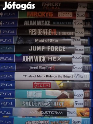 Eladó PS4 eredeti játékok
