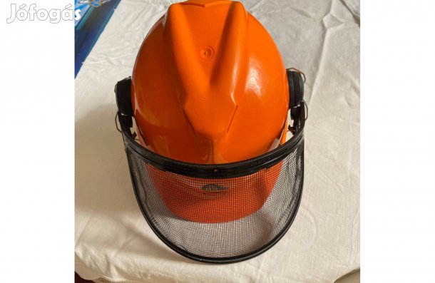 Eladó Peltor erdész sisak, fültokkal, arcvédőráccsal