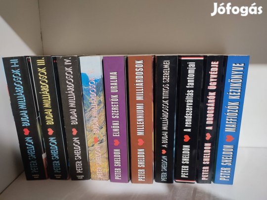Eladó Péter Sheldon könyvcsomag - 10 kötet! 