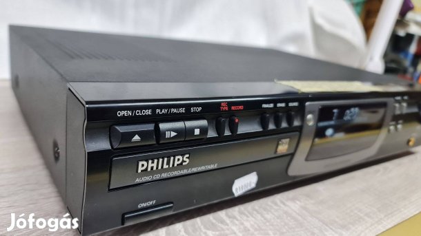 Eladó Philips CDR-770 1 lemezes cd író + 10db TDK audio lemez