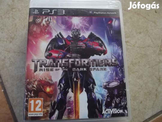 Eladó Ps3 Eredeti Játék : Transformers Rise of The Dark Spark