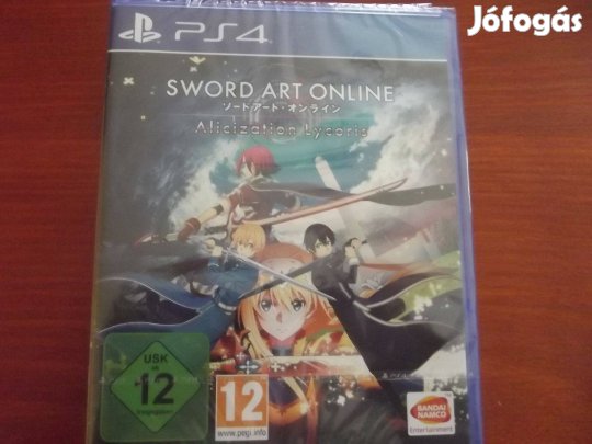 Eladó Ps4 Eredeti Játék : 159. Sword Art Online Alcilization Új