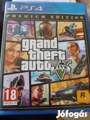 Eladó Ps4 Eredeti Játék : 32. Gran Theft Auto 5 ( karcmentes)