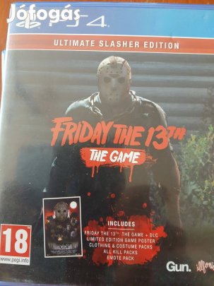 Eladó Ps4 Eredeti Játék : 45. Friday The 13 The Game ( karcmentes)
