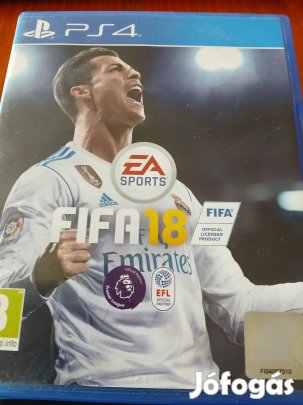 Eladó Ps4 Eredeti Játék : 93. Fifa 18 ( karcmentes)