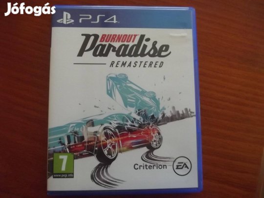 Eladó Ps4 Eredeti Játék : Burnout Paradise Remastered ( karcmentes) :