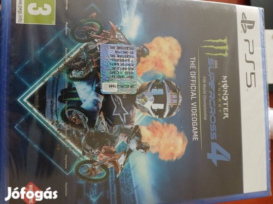 Eladó Ps5 Eredeti Játék : 27. Monster Energy Supercross 4 Új Bontatla