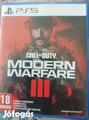 Eladó Ps5 Eredeti játék : 6. Call of Duty Modern Warfare 3 ( karcment