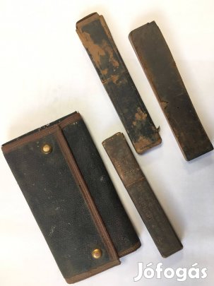 Eladó Régi retro kézi borotva szett élező tok