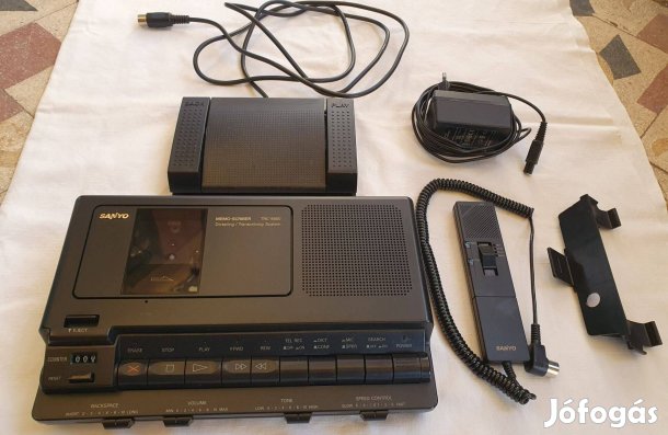 Eladó Retro Sanyo TRC-8800 asztali kazettás hangrögzítő