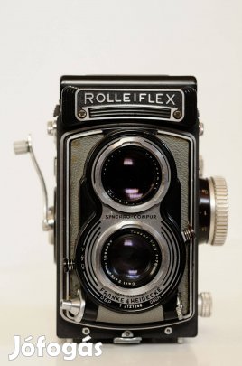 Eladó Rolleiflex T modell, Tessar 75mm f3,5 objektívvel