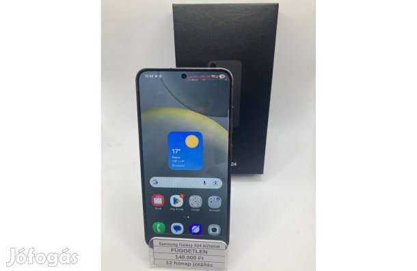 Eladó Samsung Galaxy S24 8/256GB fekete / 12 hó jótállás