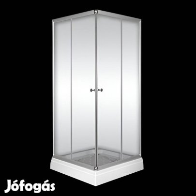 Eladó Sanimix zuhanykabin 80x80x185cm szögletes 5mm biztonsági üveggel