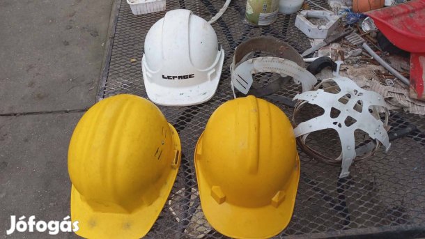 Eladó Sárga és fehér munkavédelmi sisak