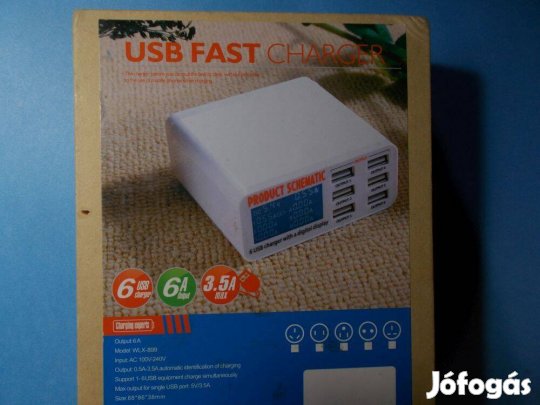 Eladó Schematic tip. - 6 portos USB töltő