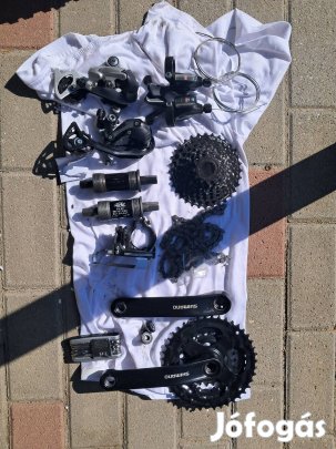Eladó Shimano 3x8 váltás hajtás szett