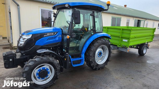 Eladó Solis 50 Standard traktor Labin PV 3000 pótkocsival