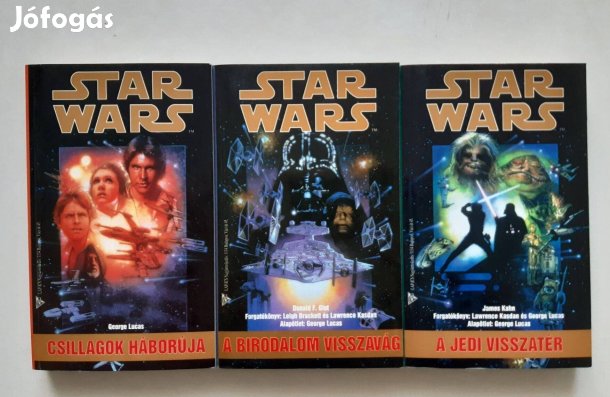Eladó Star Wars IV. V. VI. könyvek