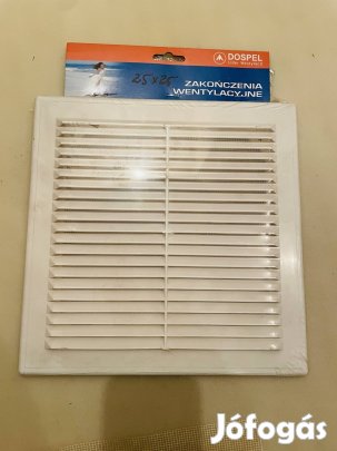 Eladó Szellőző rács 25X25 2db rovarhálóval