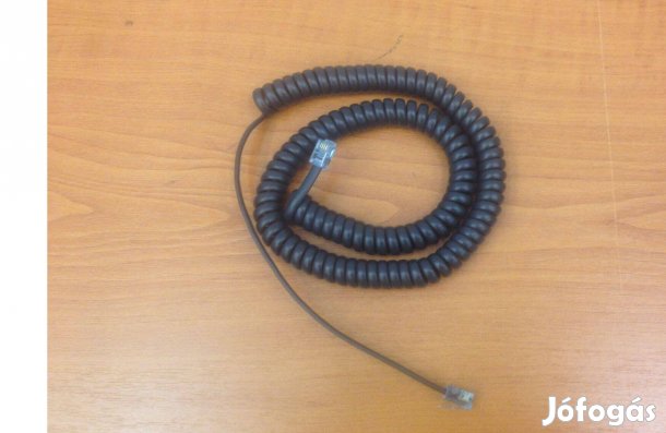 Eladó Telefon kézibeszélő zsinór /4P4C/ 1,8m a hossza fekete!