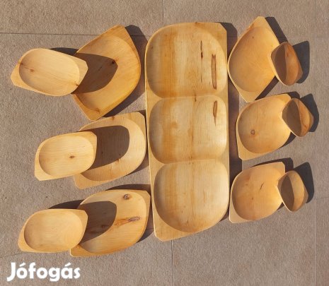 Eladó Új Éger Fa Grill Tálaló Készlet Fa Tál Tányér