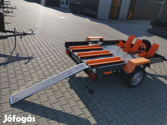 Eladó Új Orange motorkerékpár szállító utánfutó (150x220 cm)