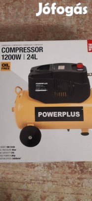 Eladó Új Powerplus kompresszor!