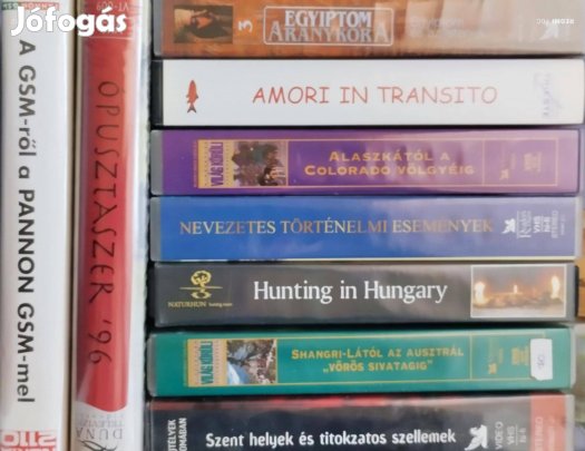Eladó VHS kazetták egyben vagy külön