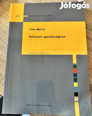 Eladó Vállalati Gazdaságtan könyv - Miskolci Egyetem