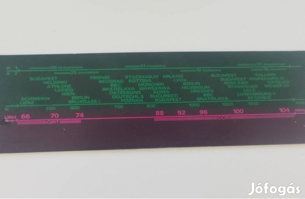 Eladó Videoton saturnus rádio számlap