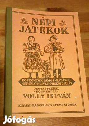 Eladó Volly István Népi játékok I-II 1938
