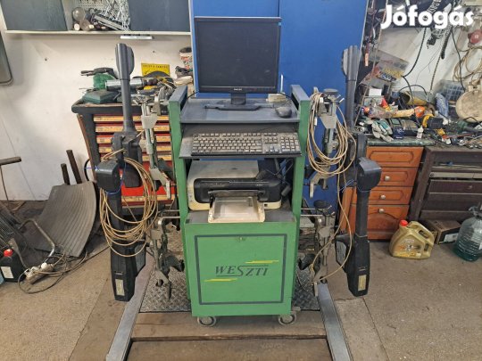 Eladó Weszti futómű állító gép mérőfejes futómű beállító futóműállító
