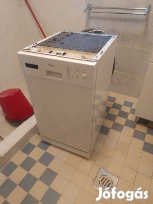 Eladó Whirlpool ADP 750 WH (alkatrészhiányos) keskeny mosogatógép
