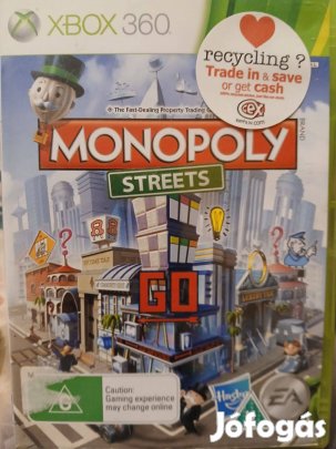 Eladó Xbox 360 Eredeti Játék : 149. Monopoly Streets ( karcmentes)