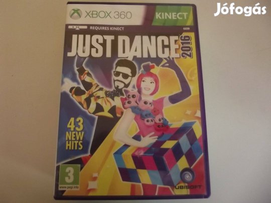 Eladó Xbox 360 Eredeti Játék : Kinect Just Dance 2016 ( Karcmentes )