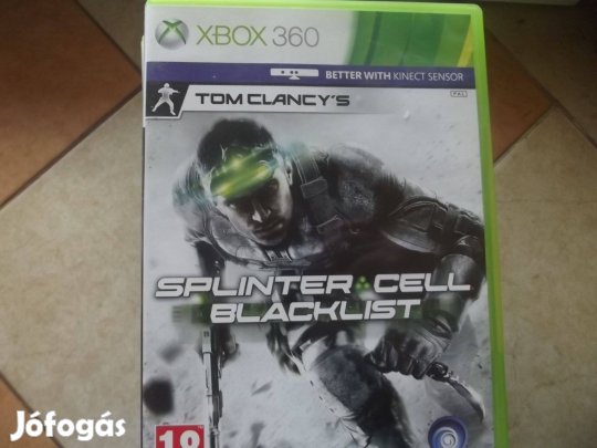 Eladó Xbox 360 - One Eredeti Játék : Tom Clancys Splinter Cell Blackl