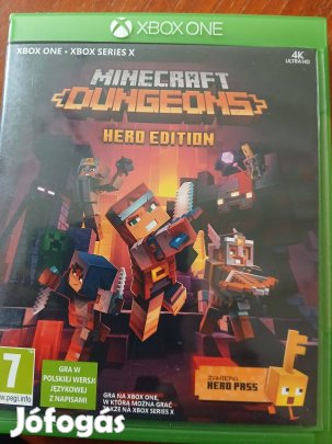 Eladó Xbox One Eredeti Játék : 12. Minecraft Dungeons Hero Edition ( k