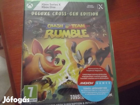Eladó Xbox One Eredeti Játék : Crash Team Rumble Új Bontatlan