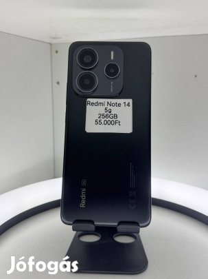 Eladó Xiaomi Redmi Note 14 5G 256GB-os Fekete