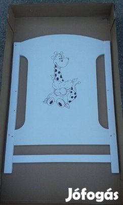 Eladó Zsiráfos Fa Kiságy Fa Gyerek Ágy Rácsos Új