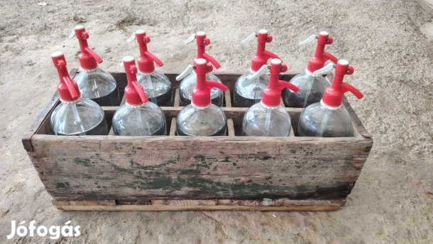 Eladó! 1L-es régi szódásüveg 