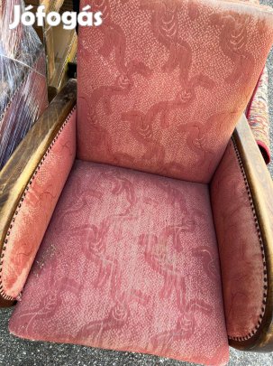Eladó: 2 db különleges Retro lazac színű fotel (csak párban elvihető)