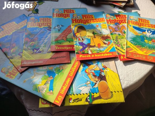 Eladó: 8 db Retró Nils Horgerson Magazin