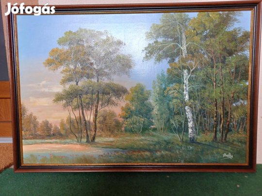 Eladó, Bartha Tibor: "Nyári napsütésben c. festménye