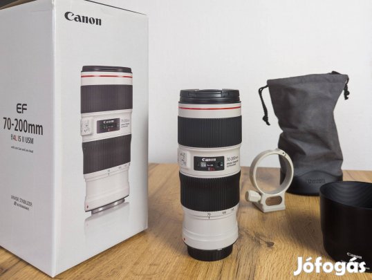 Eladó: Canon EF 70-200mm f/4L Is USM (Újszerű állapot!)