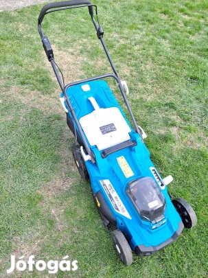 Eladó! Dedra DED7197V akkumulátoros fűnyíró(4 db aksi+töltő)