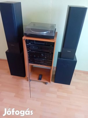 Eladó, Kenwood Hifi torony távirányítóval , 4db Hangfalal