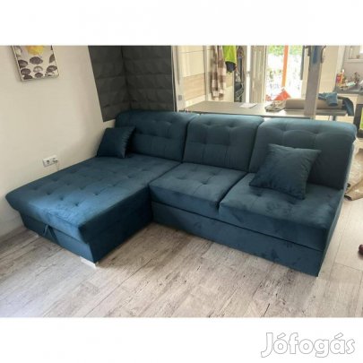 Eladó, Új!, Butor1 Ágyneműtartós És Karfa Nélküli Kicsi Sarokgarnitúr