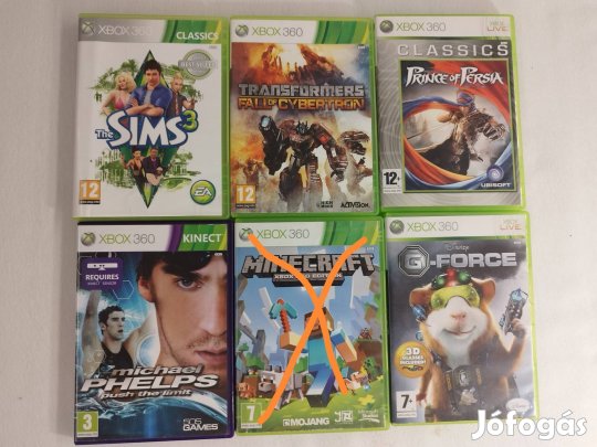 Eladó: Xbox 360 dobozos játékok (csomag)