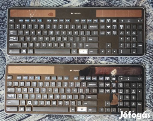 Eladó : 2db Logitech K750 Bluetooth Napelemes Billentyűzet !